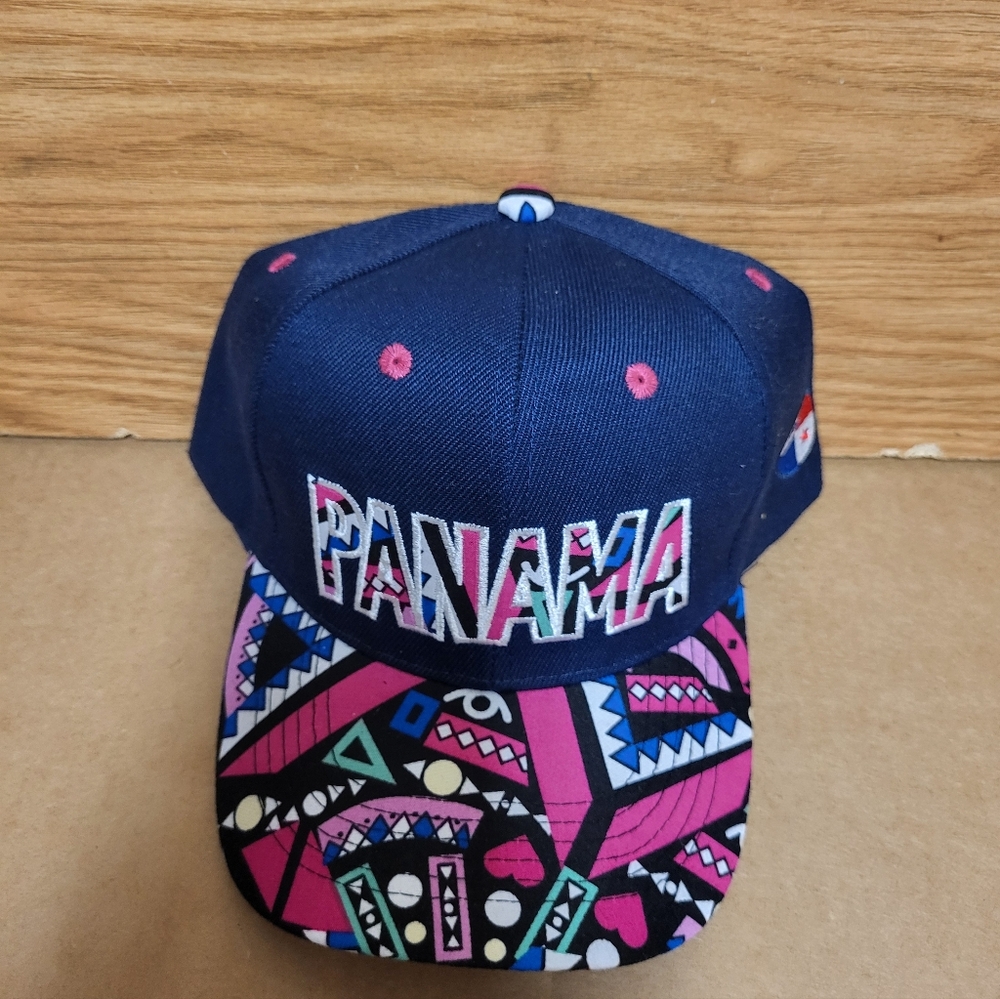 Panama Blue Strapback Hat NWT